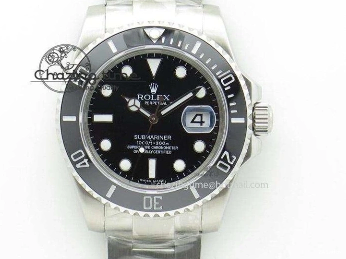 Dial Strap White Green Submariner on VR3135 3AF Transparent Best Phantomlab Edition Rubber 0217